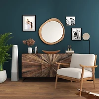 Sabine Wood Wall Mirror