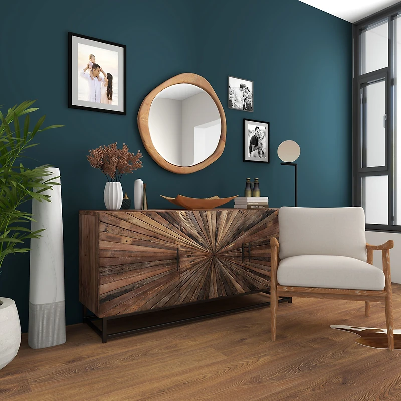 Sabine Wood Wall Mirror
