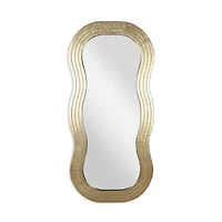 Vera Gold Wood Wall Mirror