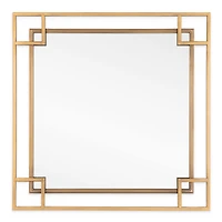 Mavis Bronze Metal Wall Mirror