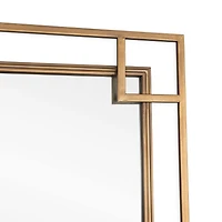 Mavis Bronze Metal Wall Mirror