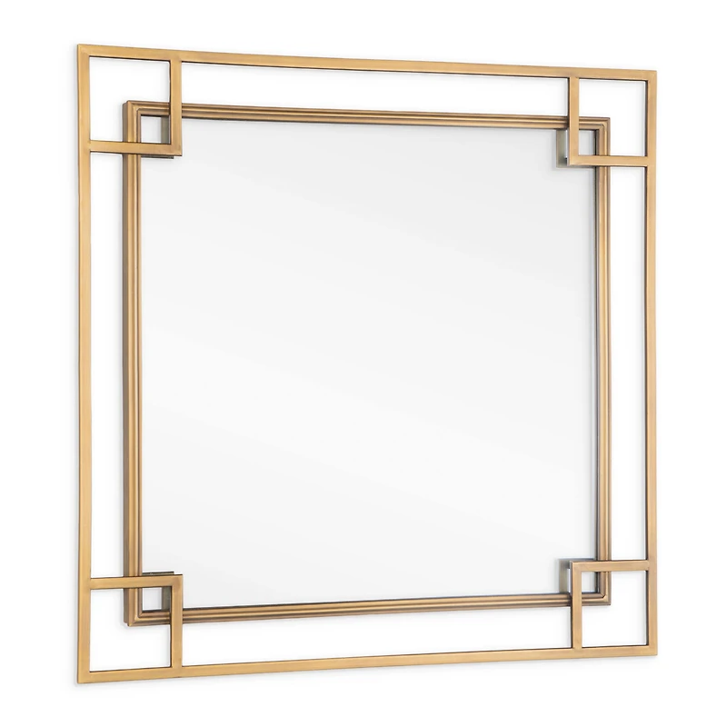 Mavis Bronze Metal Wall Mirror
