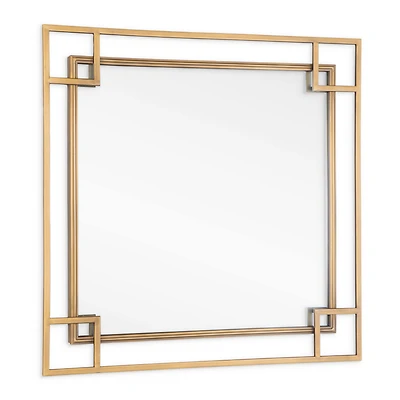 Mavis Bronze Metal Wall Mirror