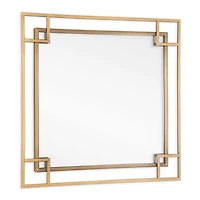 Mavis Bronze Metal Wall Mirror