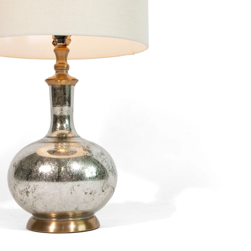 Lampe de table en verre Bianca