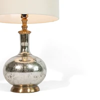 Lampe de table en verre Bianca