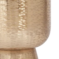 Davina Gold Metal Floor Planters - Set of 3