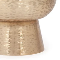Davina Gold Metal Floor Planters - Set of 3