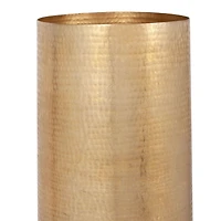 Astrid Gold Metal Floor Planters - Set of 2