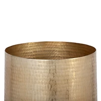 Astrid Gold Metal Floor Planters - Set of 2