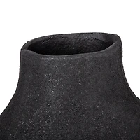 Vase de table décoratif en métal noir Fallon