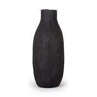 Vase de table décoratif en métal noir Fallon