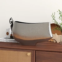Aris Silver Metal Table Vase
