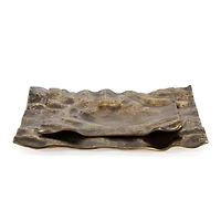 Amaya Large Metal Tray - Gold