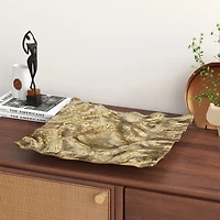 Amaya Large Metal Tray - Gold
