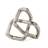 Constance Silver Knot Metal Sculpture