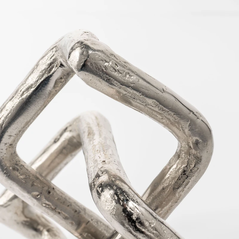 Constance Silver Knot Metal Sculpture