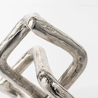 Constance Silver Knot Metal Sculpture