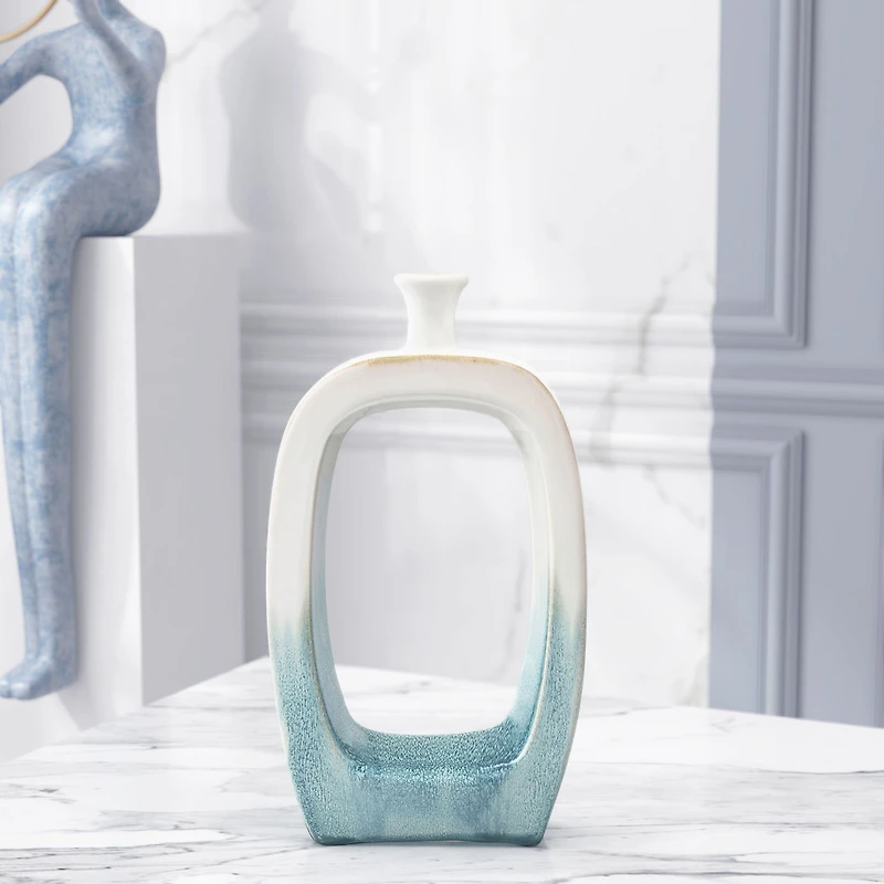 Petit vase de table décoratif en céramique Makara