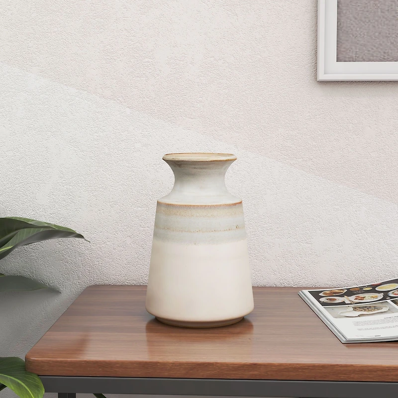 Petit vase de table décoratif en céramique Nahla