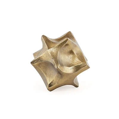 Petite sculpture orbe décorative Claudia Gold