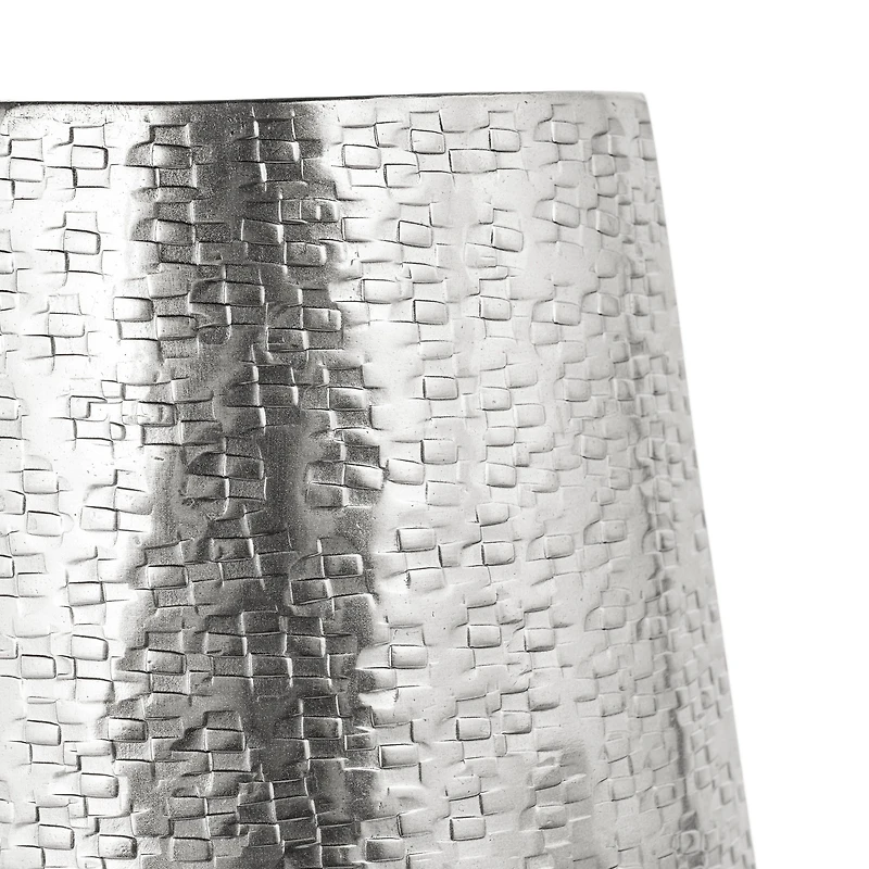 Petit vase de table en métal Galen - Argent
