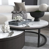 Blayne Wood Pedestal Bowl - Black