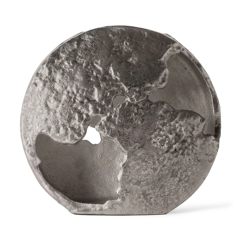 Atlas Metal Vase Antique Nickel