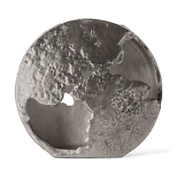 Atlas Metal Vase Antique Nickel