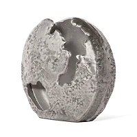 Atlas Metal Vase Antique Nickel