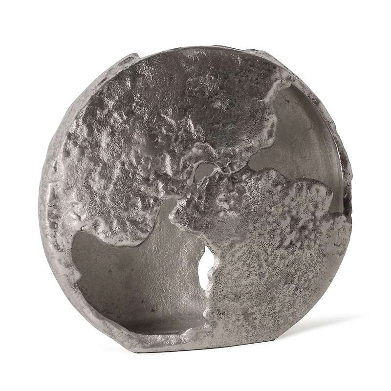 Atlas Metal Vase Antique Nickel