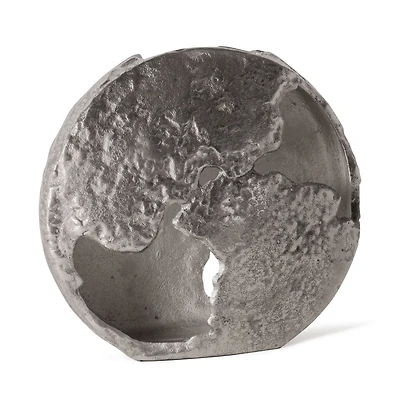 Atlas Metal Vase Antique Nickel