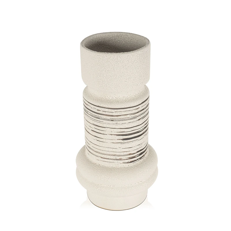 Grand vase de table en céramique Lorrna