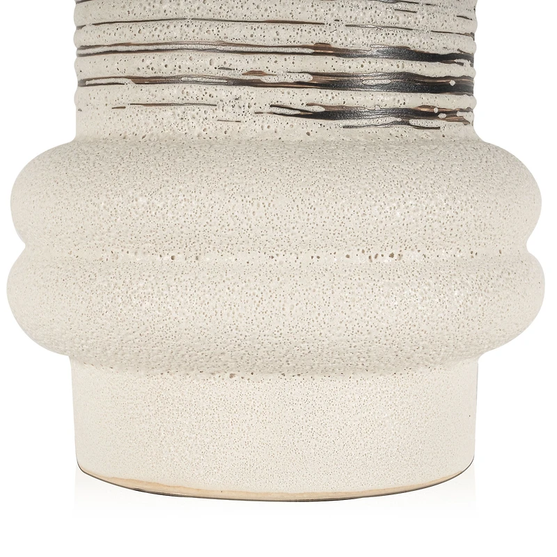 Grand vase de table en céramique Lorrna