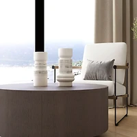 Grand vase de table en céramique Lorrna
