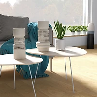 Grand vase de table en céramique Lorrna