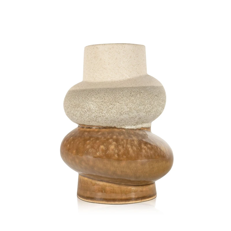 Petit vase de table en céramique Makana