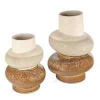 Petit vase de table en céramique Makana