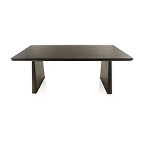 Fletcher Solid Wood Dining Table - Dark Walnut
