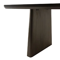 Fletcher Solid Wood Dining Table - Dark Walnut