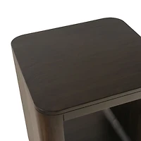 Presley End Table - Dark Walnut