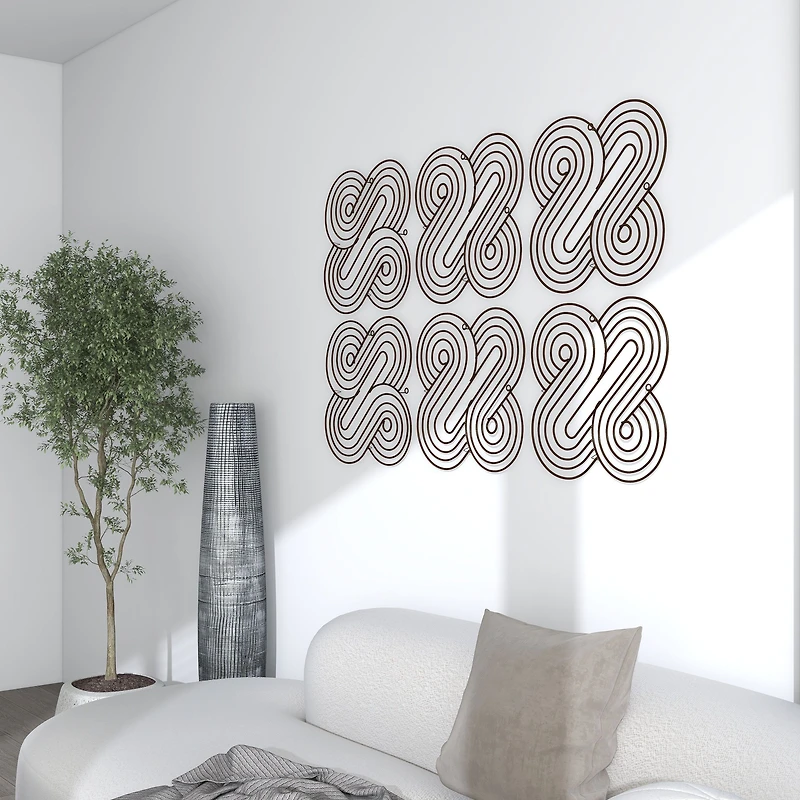 Anissa Bronze Metal Wall Decor