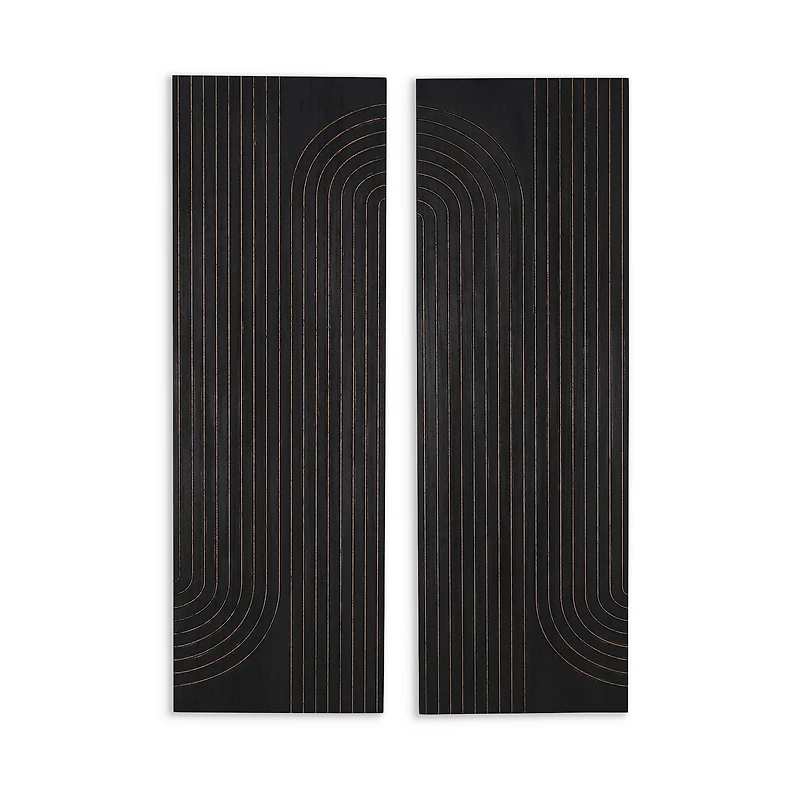Asher Wood Wall Decor - Set of 2