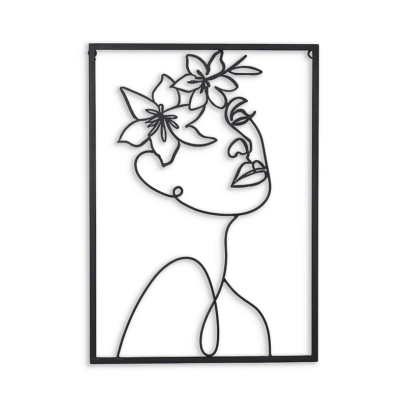 Haven Floral Metal Wall Decor
