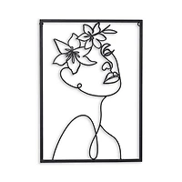 Haven Floral Metal Wall Decor