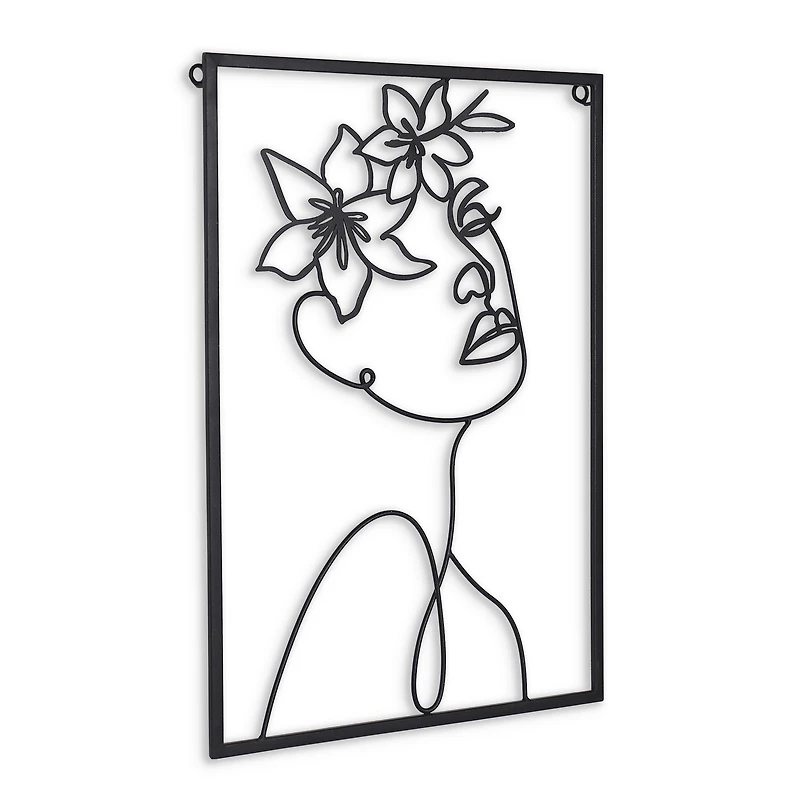 Haven Floral Metal Wall Decor