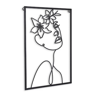 Haven Floral Metal Wall Decor