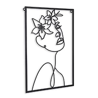Haven Floral Metal Wall Decor