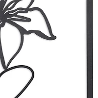 Holly Floral Metal Wall Decor