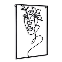 Holly Floral Metal Wall Decor